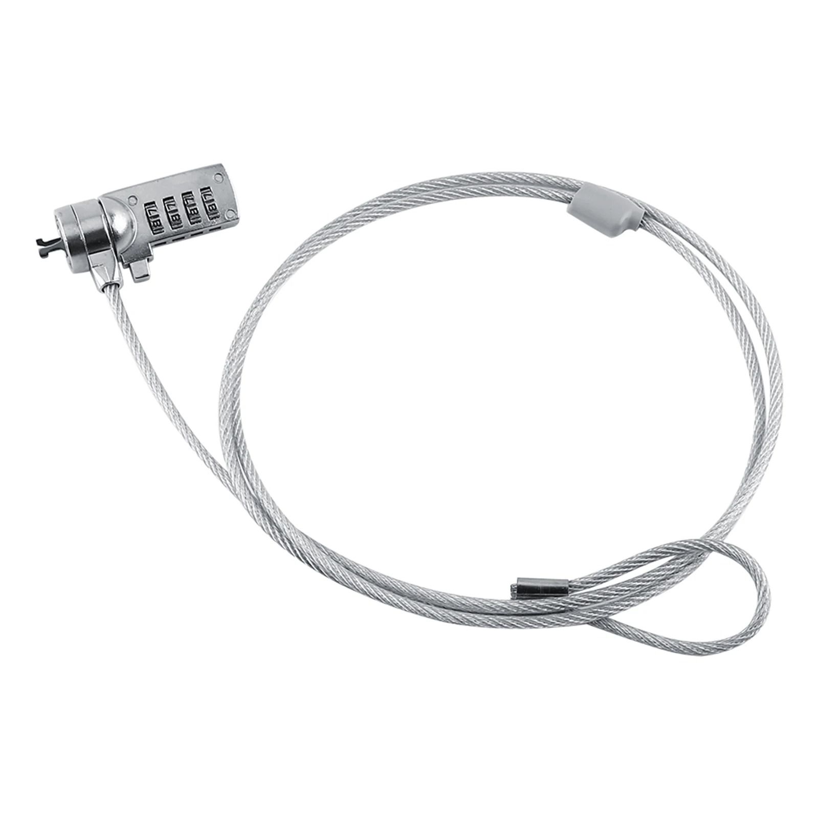 Universal Laptop Combination Security Lock Cable 4 Digit Anti Theft Notebook Lock