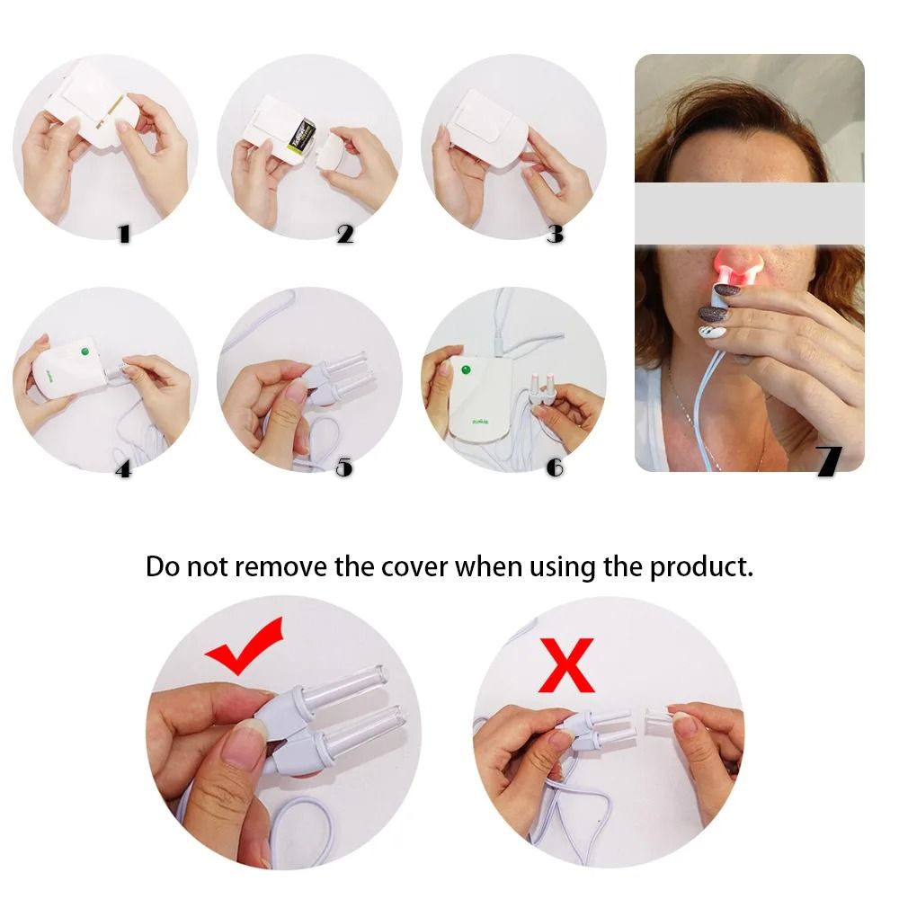 Dual Action Sinus Relief and Nasal Light Therapy System