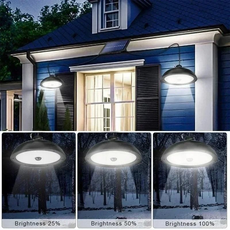 Solar Pendant Lamp Waterproof Chandelier