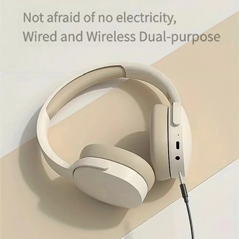 Bluetooth Gaming Headset Wireless Over Ear Headphones with Foldable Dual Mode Audio