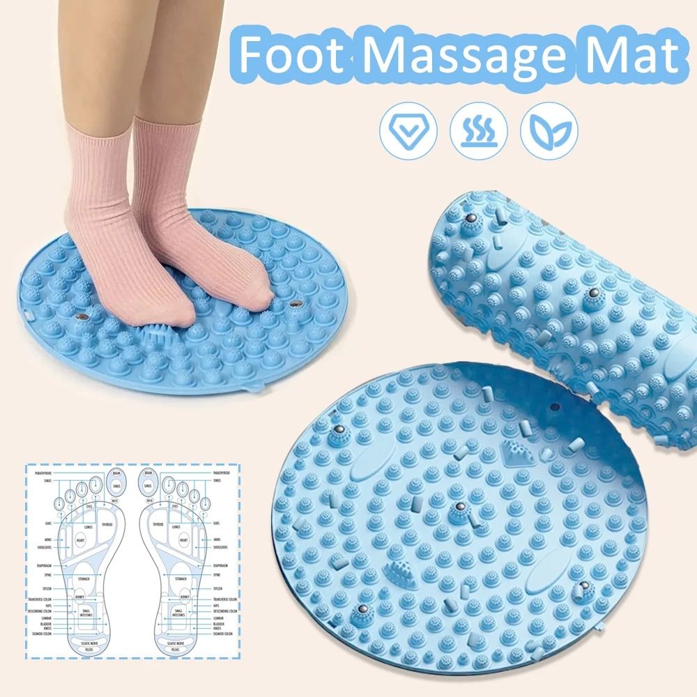 Magnetic Foot Massage Pad Acupressure Yoga Mat for Muscle Relaxation and Feet Care