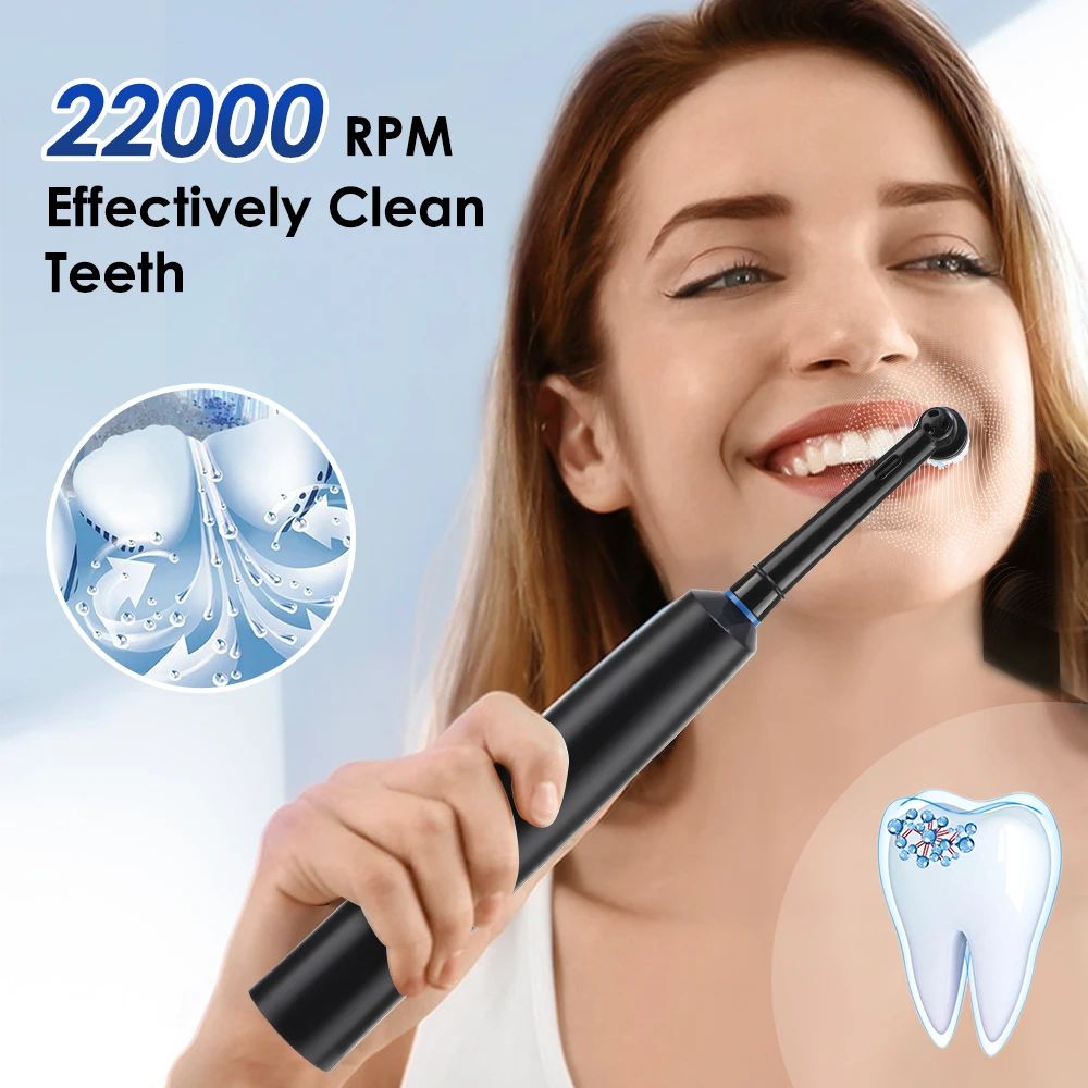 SmartSpin Pro Rechargeable Electric Toothbrush with Rotary Cleaning Power
