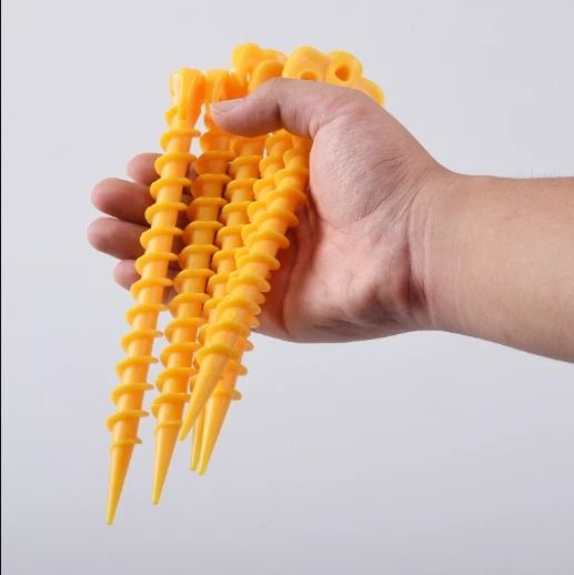 Pack Spiral Tent Stakes Heavy Duty Screw Pegs for Camping & AwningS