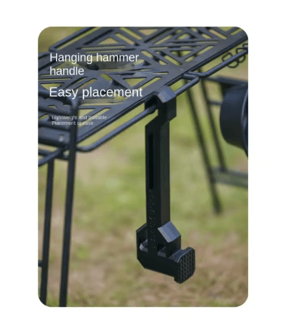 Camping Tent Hammer Lightweight Anti Slip Ground Nail Hammer with Peg Puller