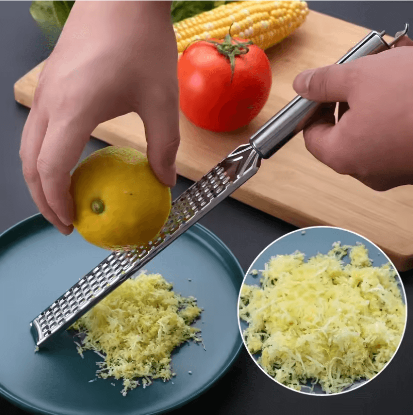 EasyGrate Stainless Steel Handheld Cheese and Vegetable Grinder