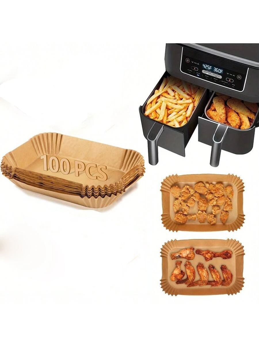 Square Air Fryer Disposable Paper Liners