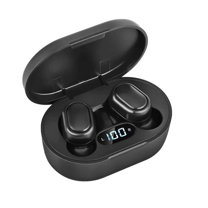 LED Display Wireless Earbuds with Mic Bluetooth TWS Headphones