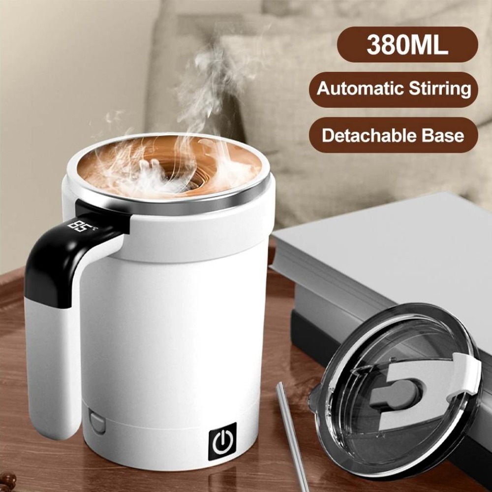 Electric Stirring Mugs Magnetic Tumbler Rechargeable Automatic Stirring Cup