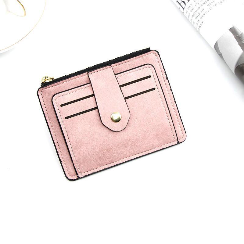 Luxury Slim Leather Wallet with Coin Pocket Mens Credit & ID Card Holder