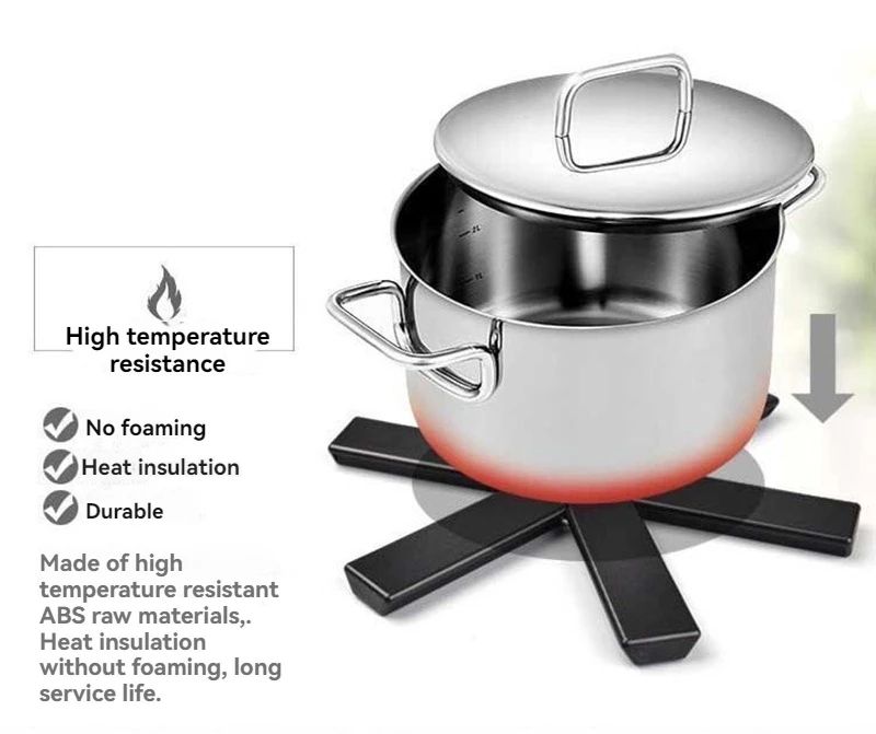 2024 Folding Heat-Insulation Pot Mat and Kitchen Coaster