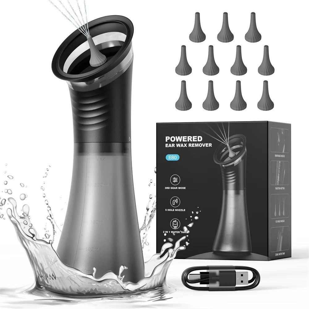 ClearFlow Electric Ear Wax Removal System with Adjustable Water Pressure