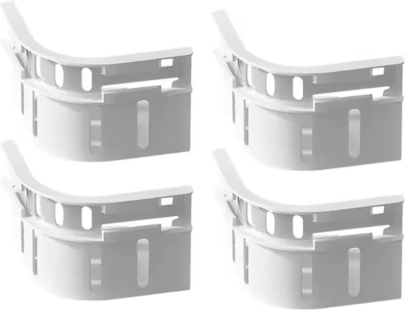 4-Piece Invisible Bed Sheet Holder & Fastener Set