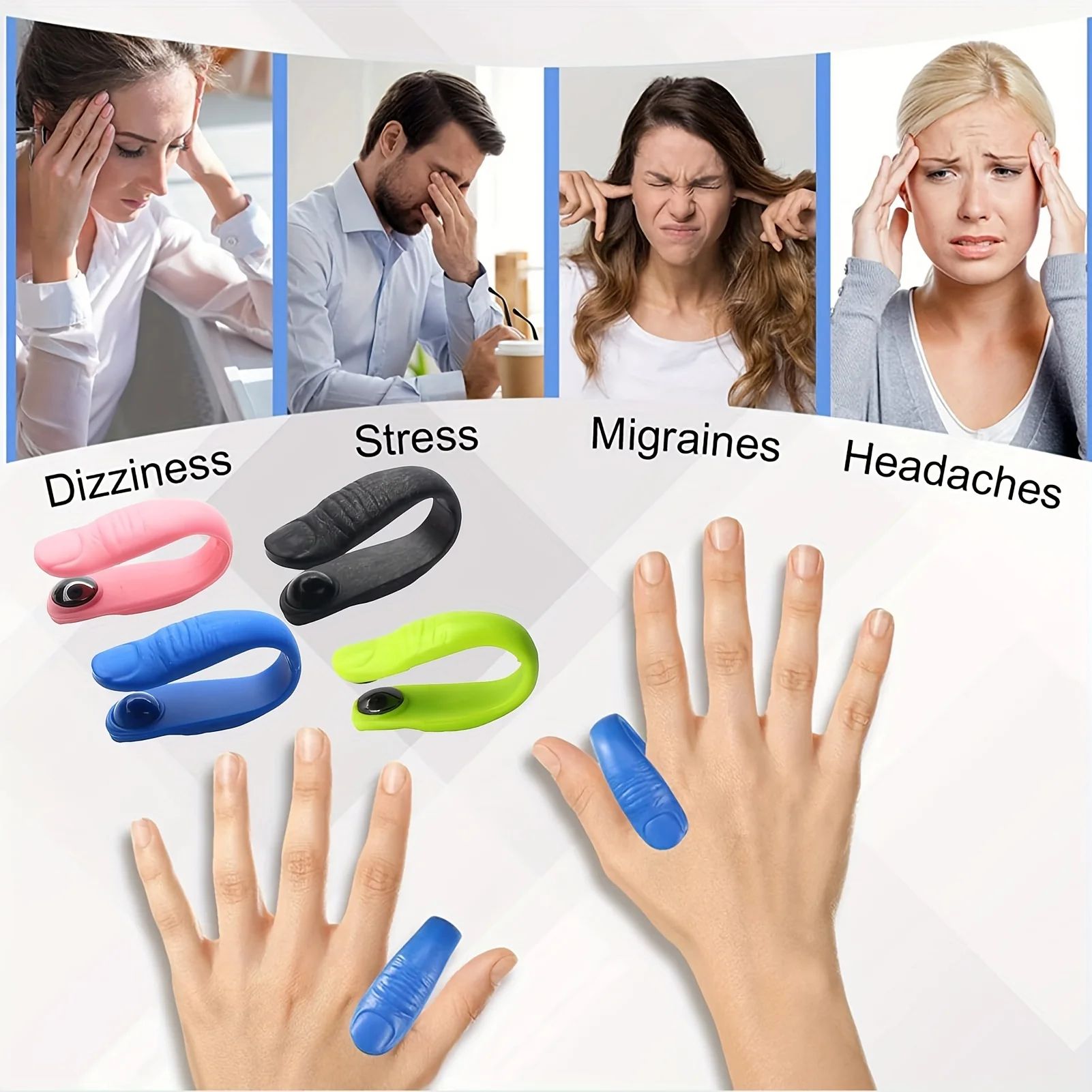 Hand Acupressure Relief Clip
