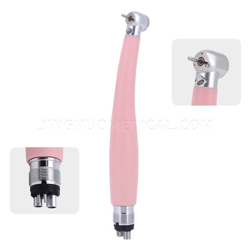 Pink Precision Dental Handpiece – High-Speed Ceramic Bearing Tool with LED Light and Water Spray