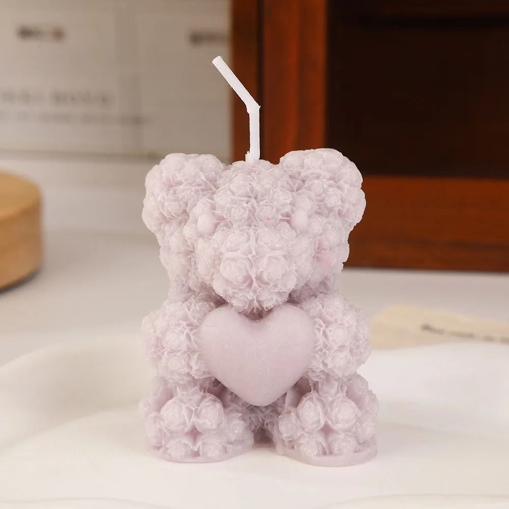Creative Rose Bear Scented Candle