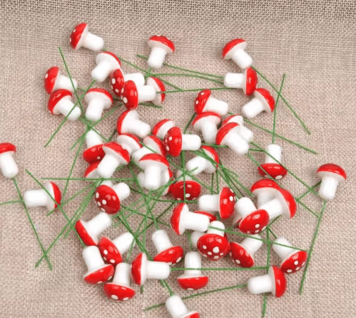 Mini Mushroom Decor – Foam Fairy Garden Mushrooms for Bonsai & DIY Micro Landscapes