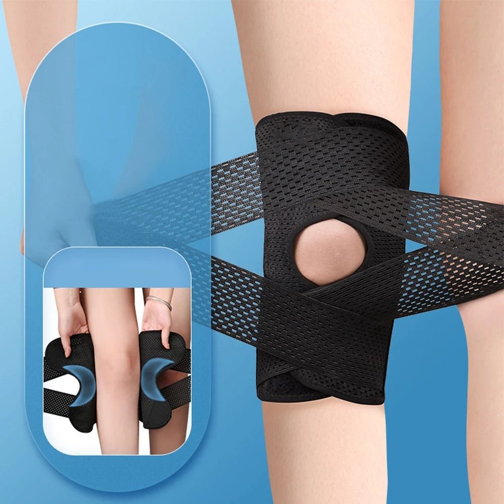 Elastic Compression Knee Sleeve for Joint Support and Sports Protection