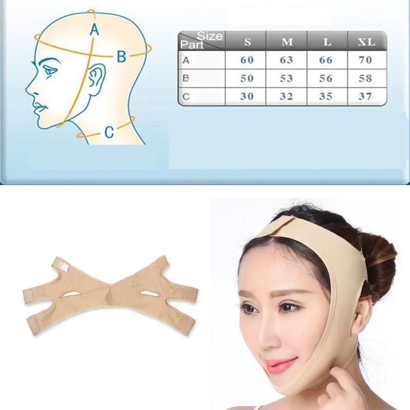 Breathable V Line Face Lift Bandage Chin Slimming Strap Jawline Shaper