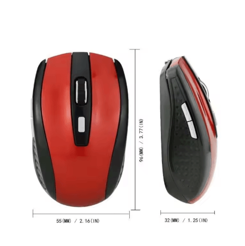Silent Wireless Mouse – 2.4G Portable Optical Mouse with Adjustable DPI