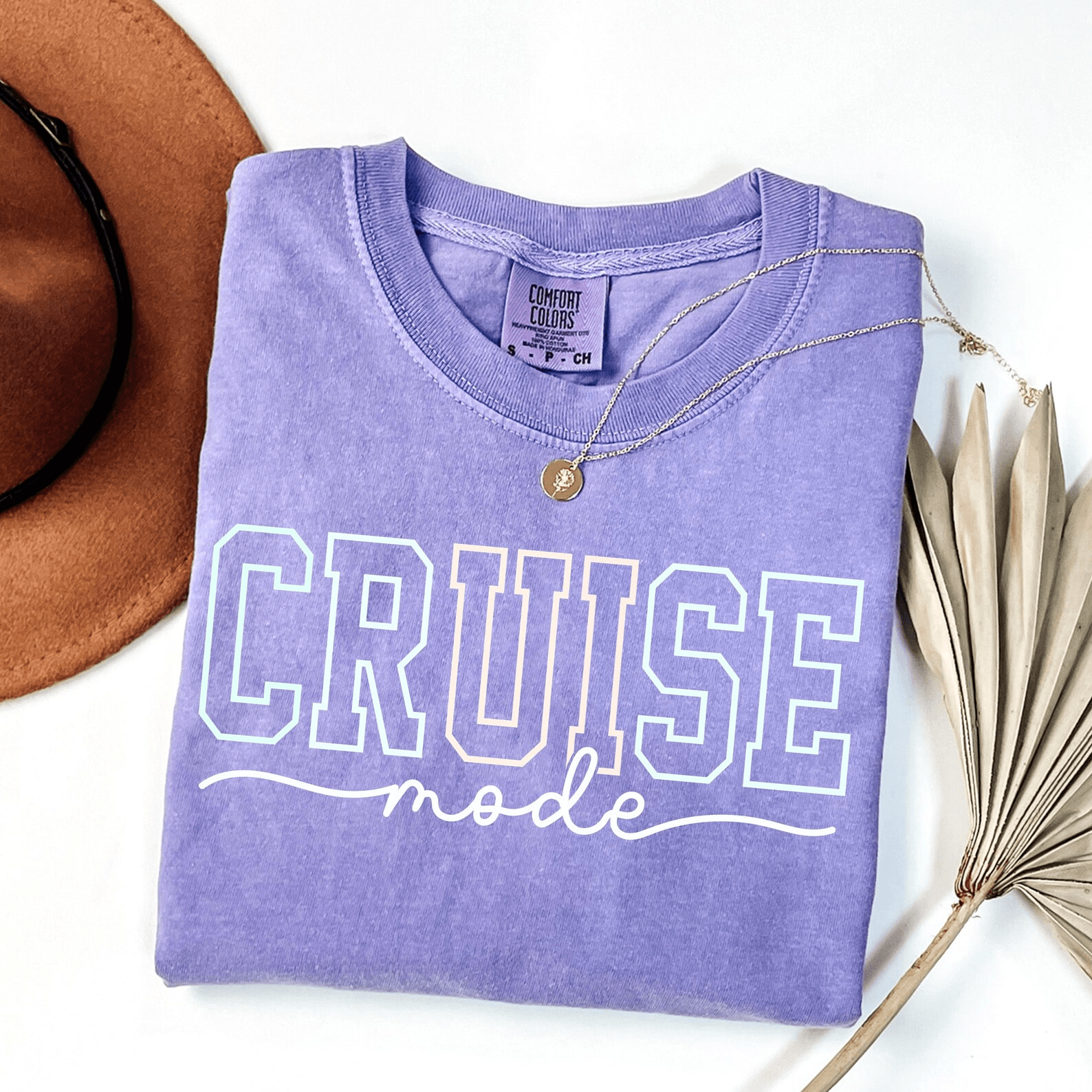 Cruise Mode Shirt Comfort Colors – Family Matching Cruise Vacation Tee