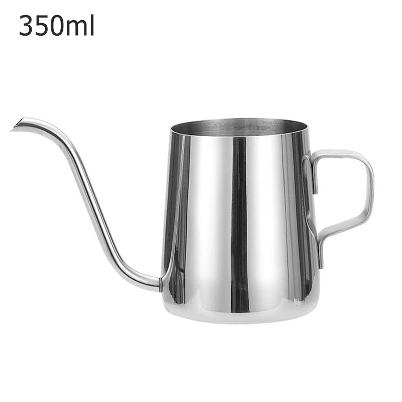 Stainless Steel Gooseneck Pour Over Coffee Pot with Narrow Spout
