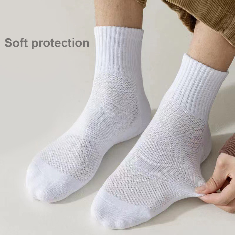 Winter Sports Socks Cotton Deodorant, Velvet-Infused, Basketball Socks