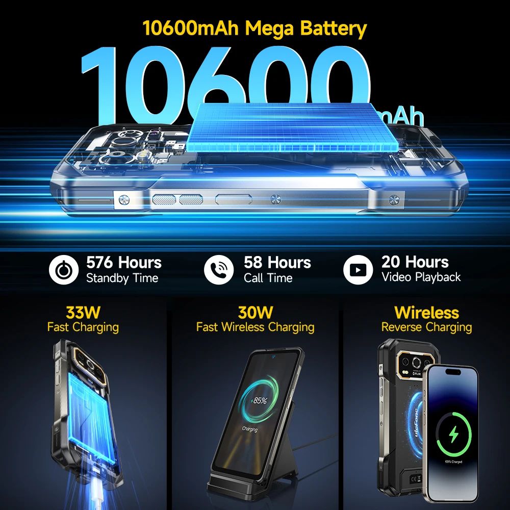 Ulefone Armor 27T Pro 5G Long-Life Rugged Smartphone with Thermal & Night Vision