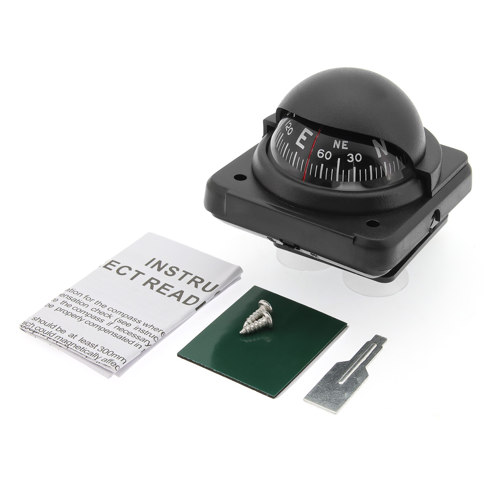 Car Compass Dashboard Mount with Suction Cup