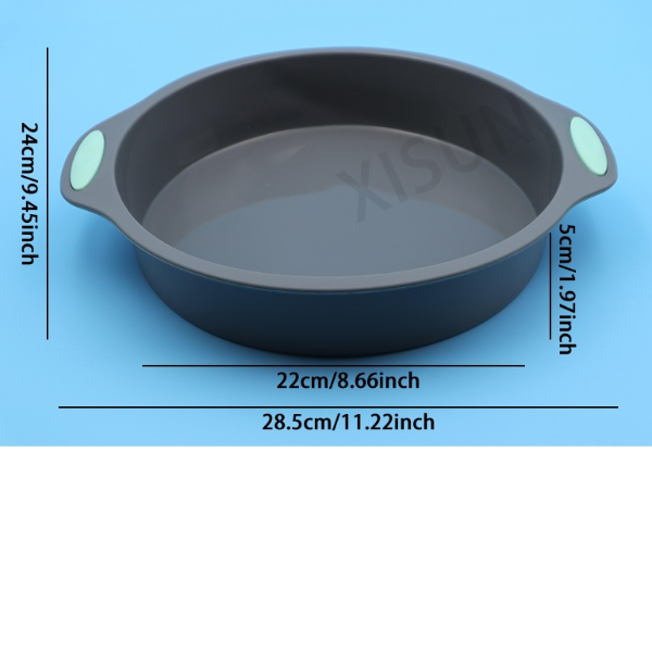 Heat resistant silicone loaf bread muffin donut cake baking tray oven baking pan silicone bakeware set Silicone Cake Pan