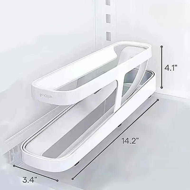 Refrigerator Egg Rolling Storage Rack - Holder & Dispenser