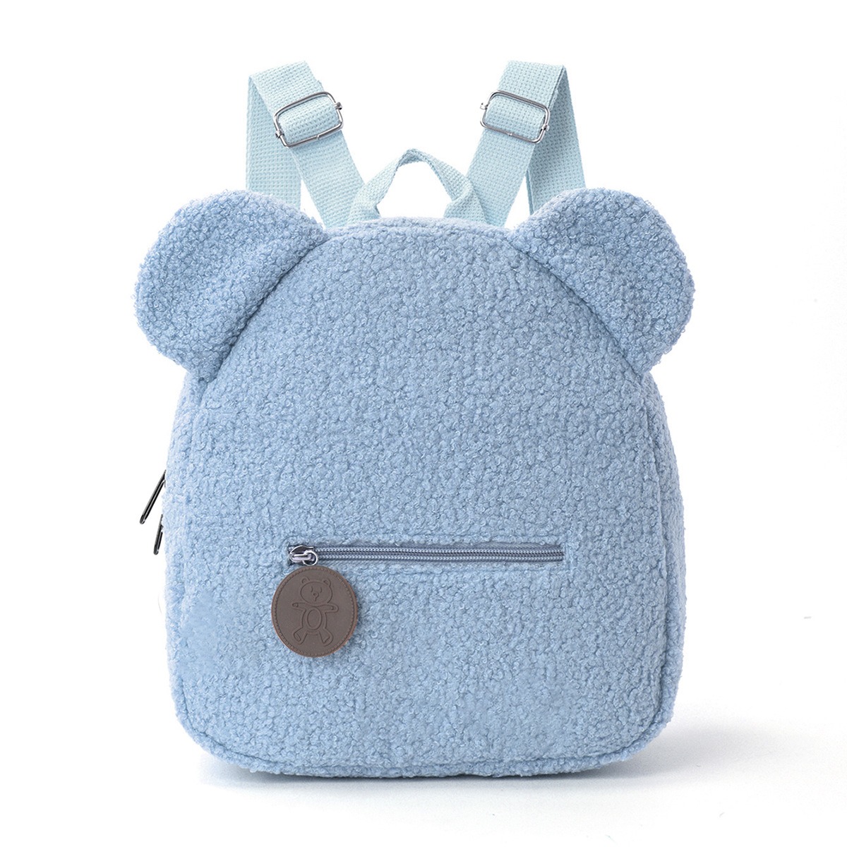 Cartoon Bear Ears Plush Backpack Fashionable Casual Kids Backpack