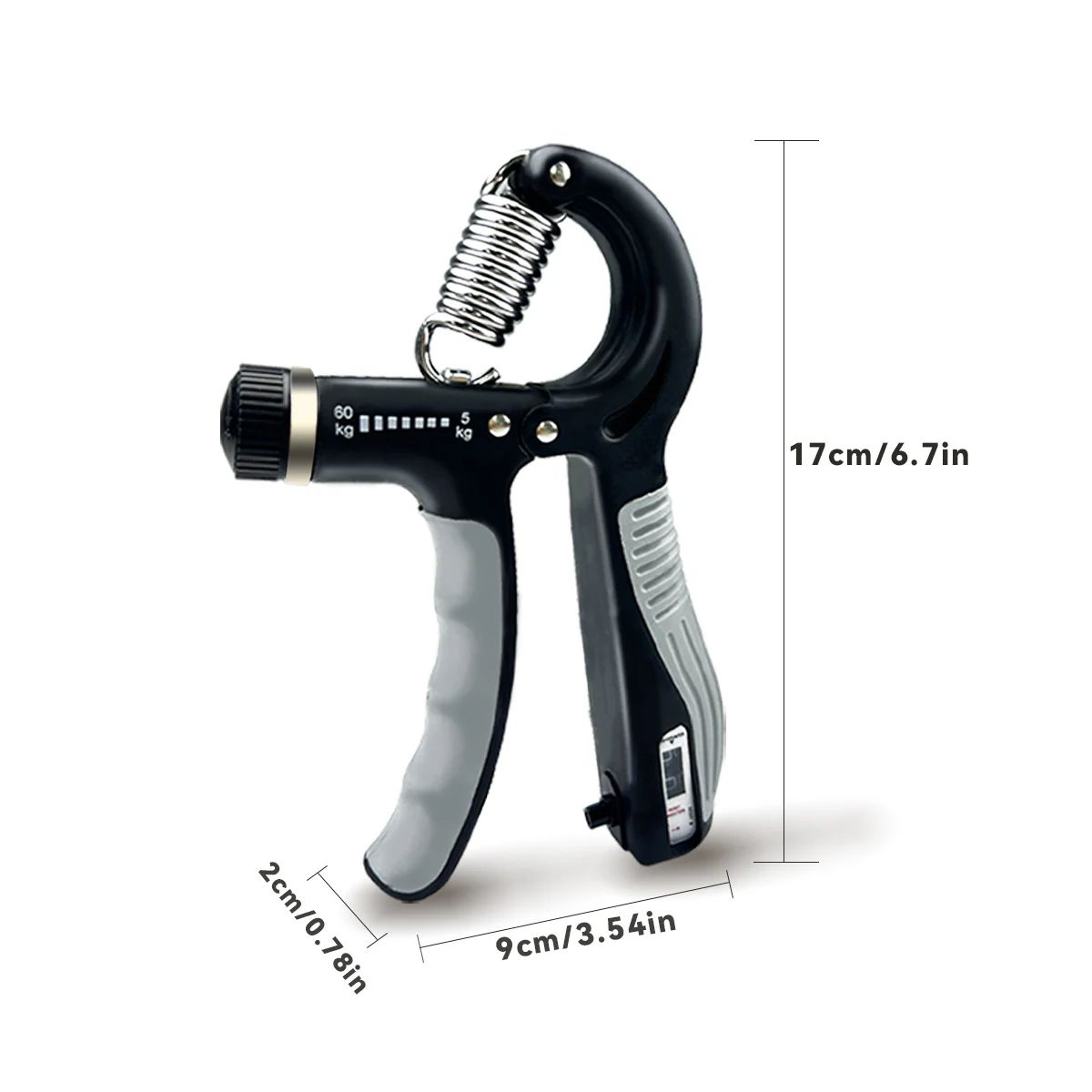 Adjustable Hand Grip Strengthener – Forearm & Grip Trainer 11–132 lbs