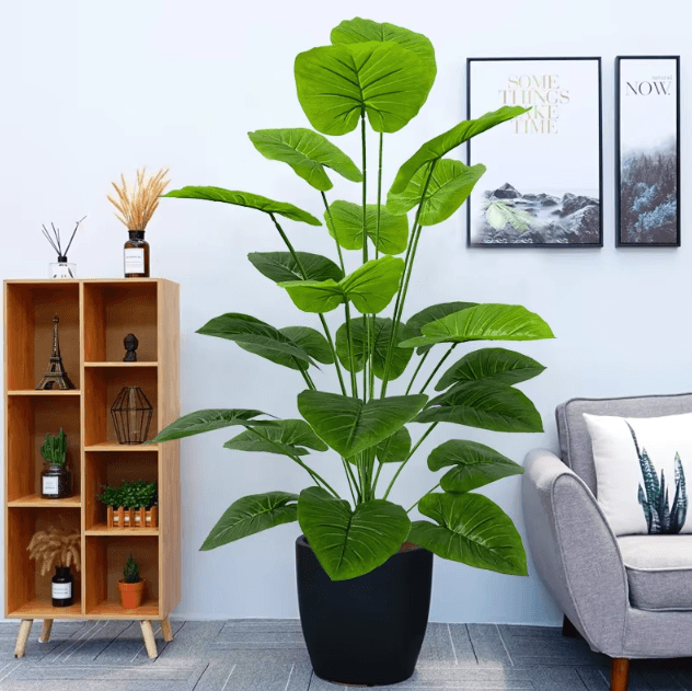 43-Inch Realistic Artificial Money Tree – Lush Indoor & Outdoor Greenery Decor