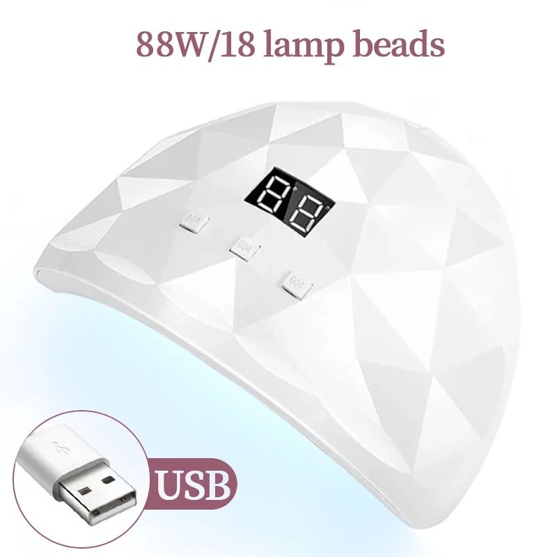LULAA 88W Nail Dryer Lamp UV LED Curing Light