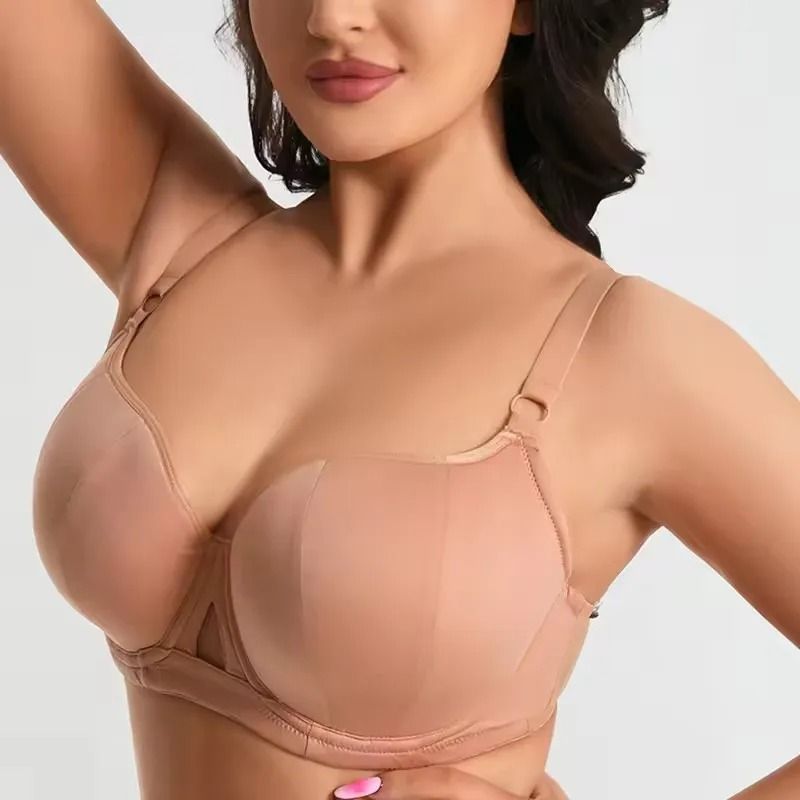 Womens Push Up Minimizer Bra Full Cup Underwire Lingerie