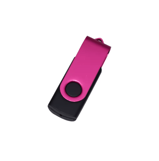 Rotatable USB 2.0 Flash Drive Waterproof Memory Stick (8GB–128GB)