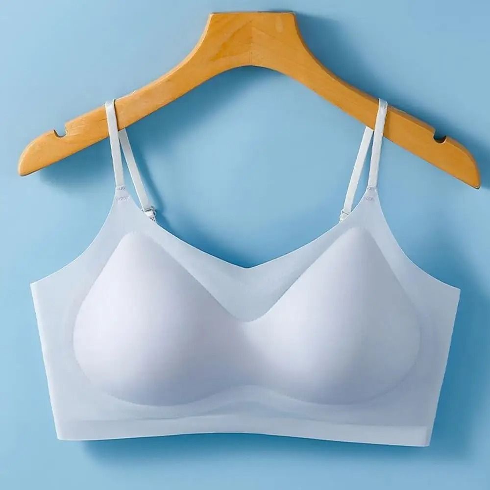 Ultra Thin Breathable Ice Silk Wireless Bra Seamless Cooling Bralette