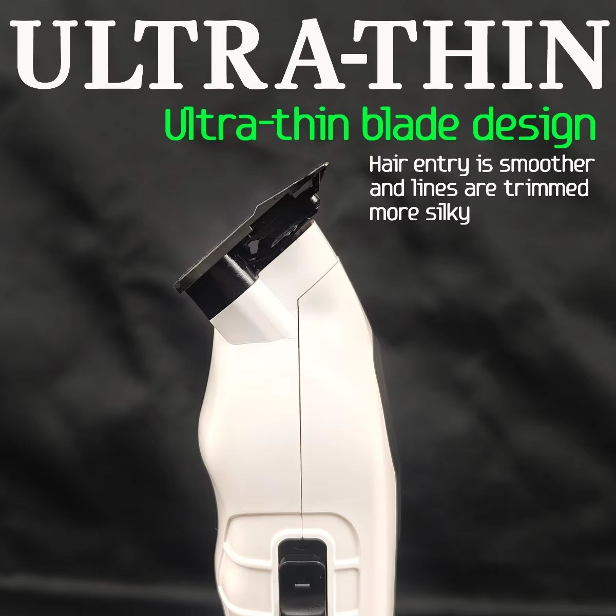 BRDCLIP X Series Professional Electric Hair Trimmer – 7700RPM DLC Blade Barber Tool