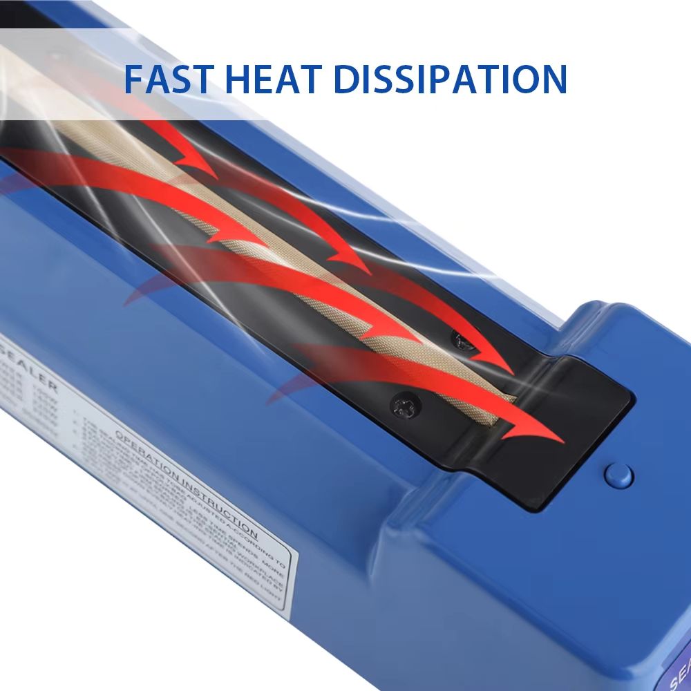 Electric Heat Sealer – Hand Press Vacuum Food & Packaging Bag Sealing Machine