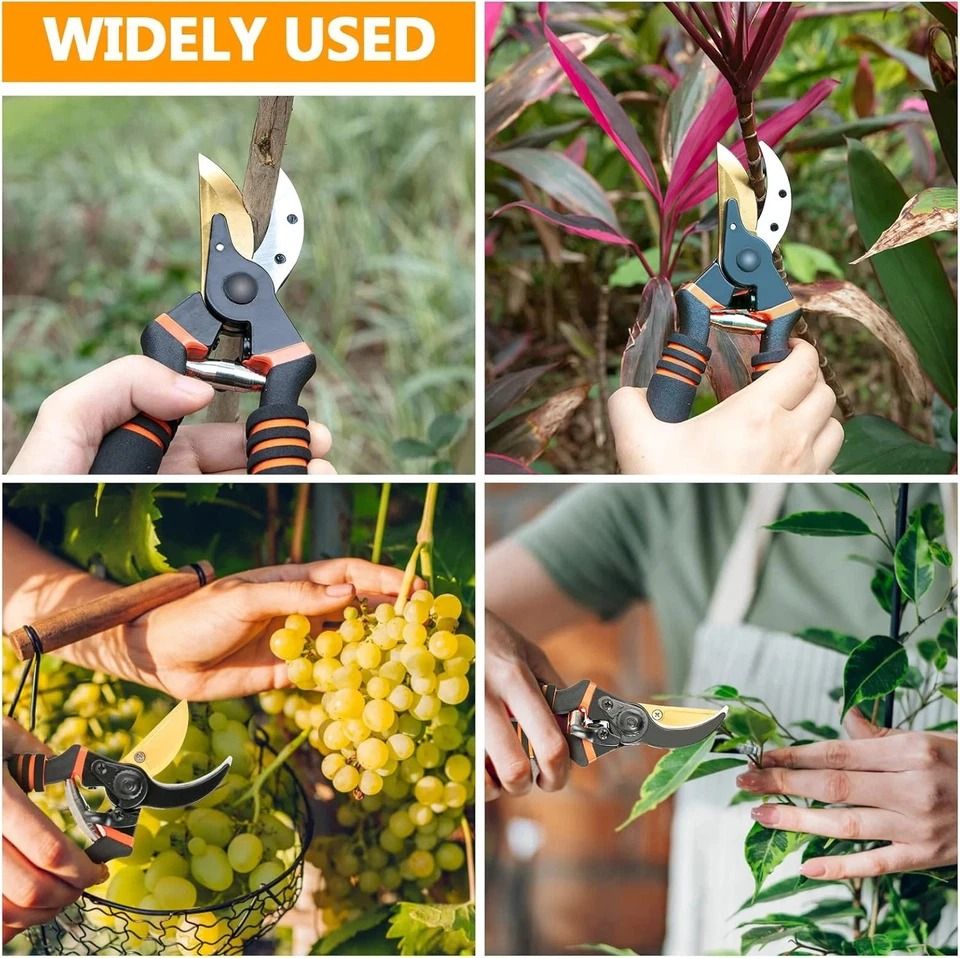 Steel Pruning Shears Heavy Duty Garden Branch Trimmer