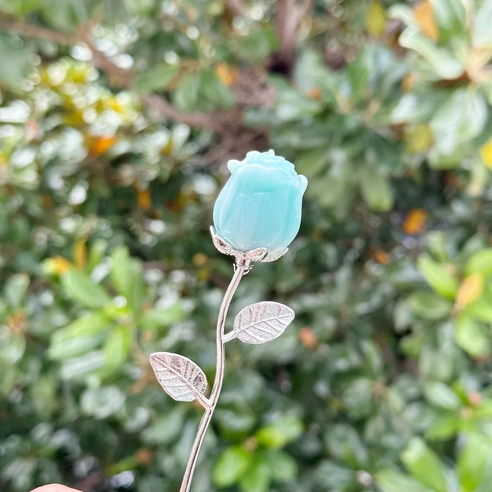 Elegant Carved Crystal Rose | Exquisite Quartz Flower Sculpture | Professional Reiki Healing & Jewelry Art