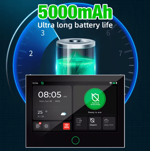 KERUI G70 Tuya Smart Home Alarm System – WiFi + 4G with 7 Touchscreen Panel