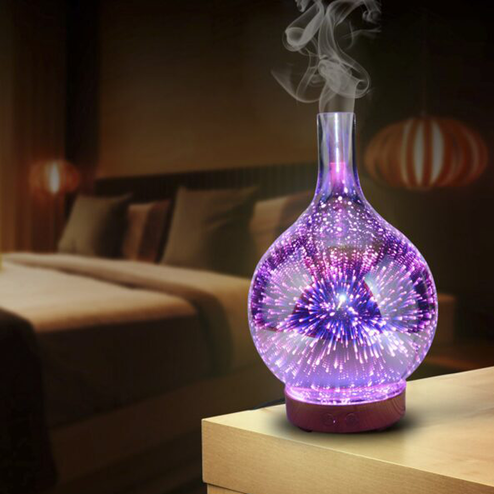 3D Glass Aromatherapy Ultrasonic Diffuser