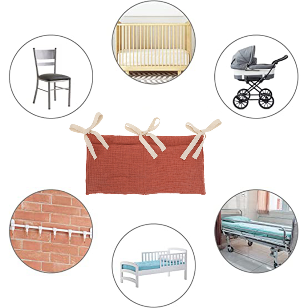 Baby Diaper Bag Crib Organizer  Multifunctional Storage for Newborn Bedding and Toddler Essentials