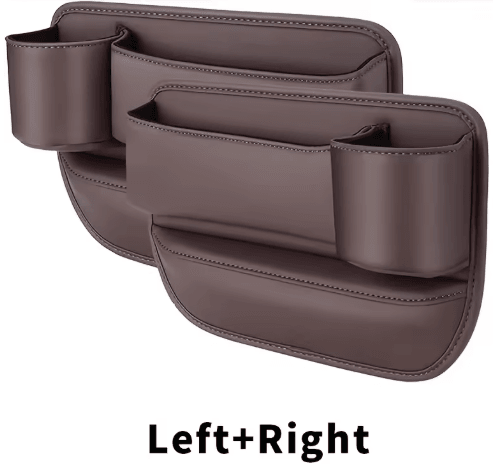 2 Piece Car Seat Gap Storage Box Multifunctional Seat Gap Organizer and Filler Pad