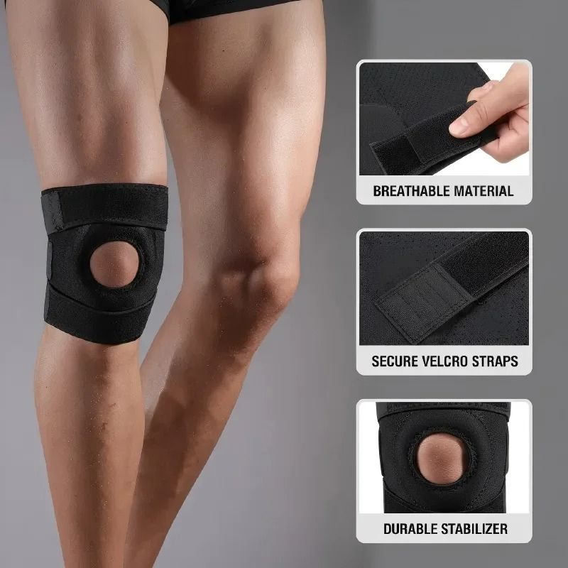 Precision Dual Strap Open Patella Stabilizing Wrap