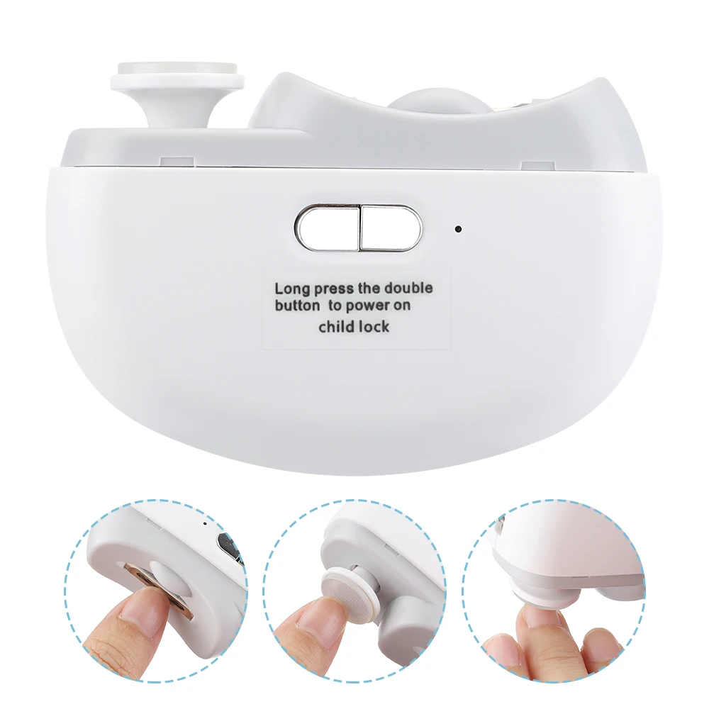 Electric Nail Clipper with Grinder and Polisher for Safe, Smooth Nail Care