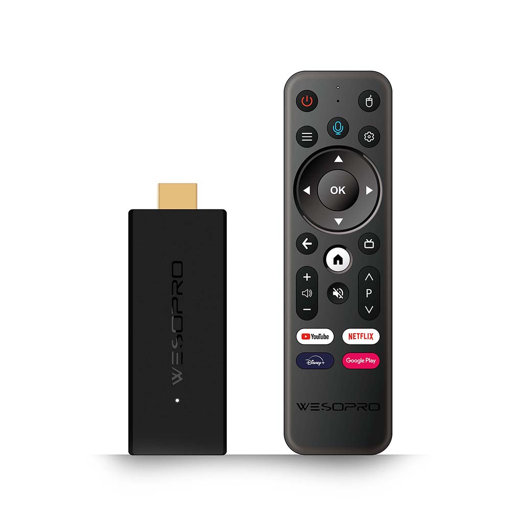 4K Android TV Stick with WiFi 6 and Bluetooth 5.0 Smart TV Dongle