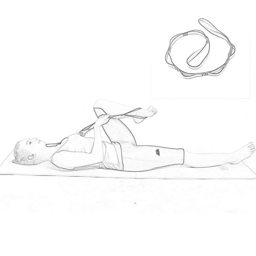 Yoga Fitness Belt Daisy Chain Extension Strap