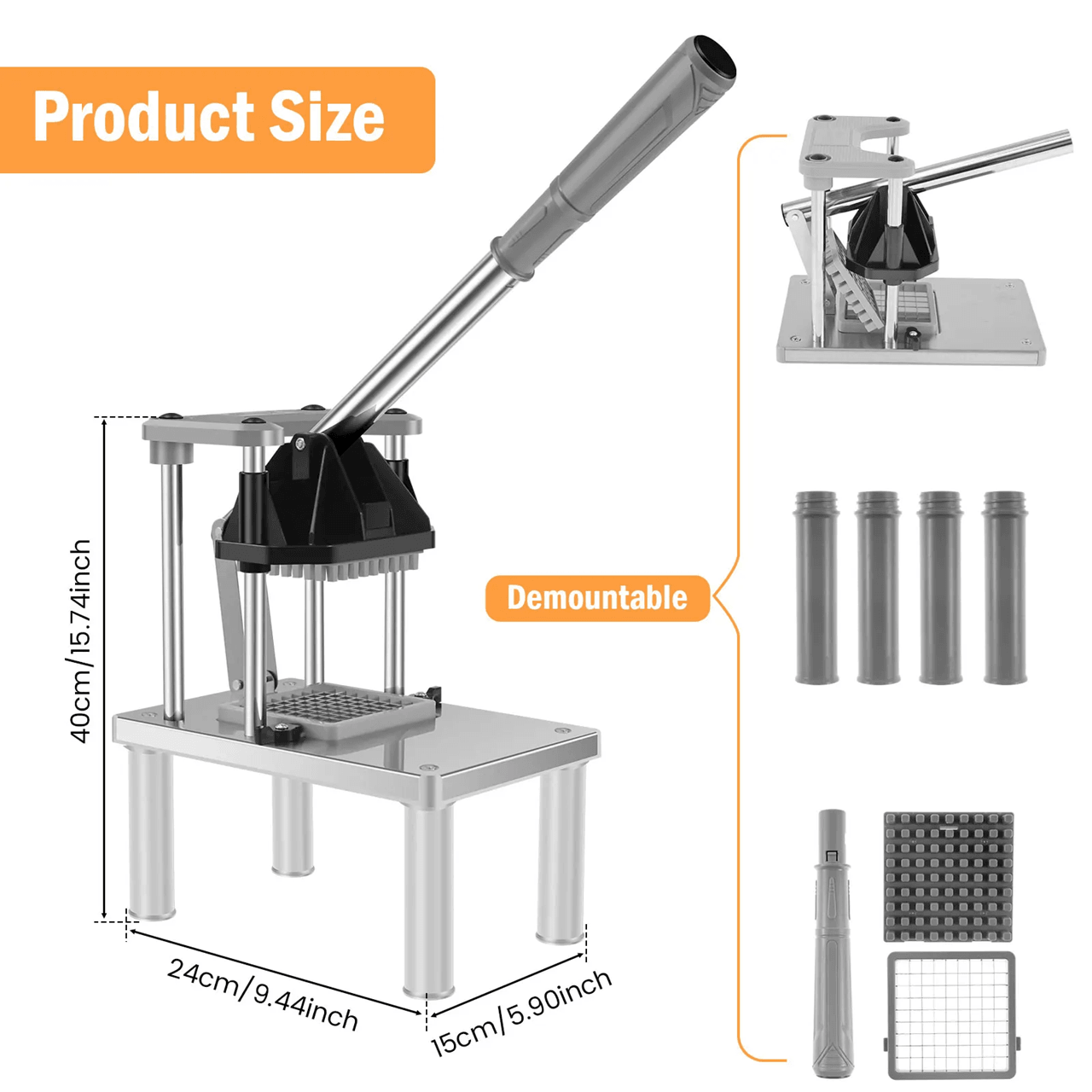 ProChef Heavy Duty Vegetable and French Fry Cutter